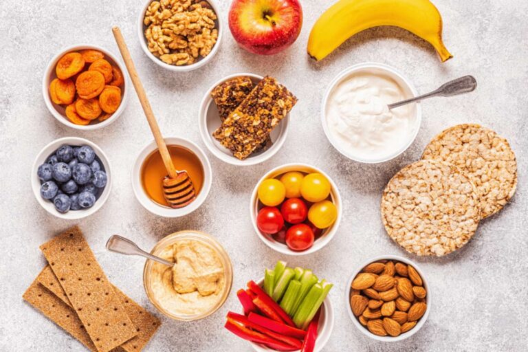 Repas et alimentation avant course vélo