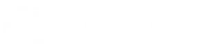 Le Petit Pignon logo blanc